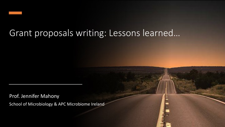 grant proposals writing lessons learned