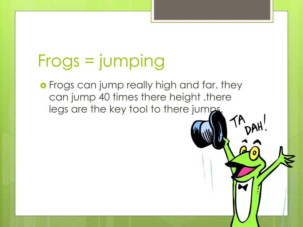 frogs jumping