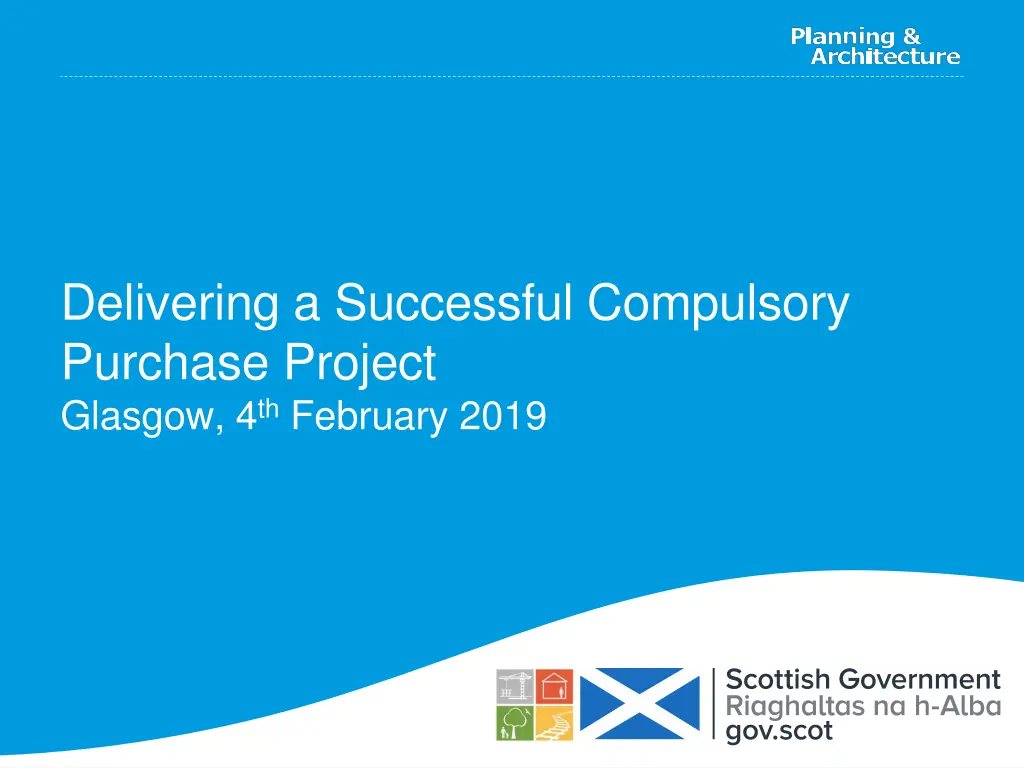 delivering a successful compulsory purchase 1