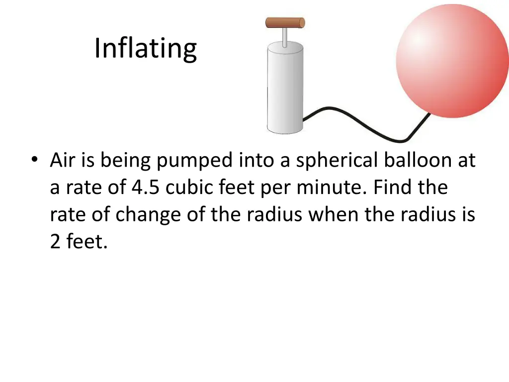 inflating