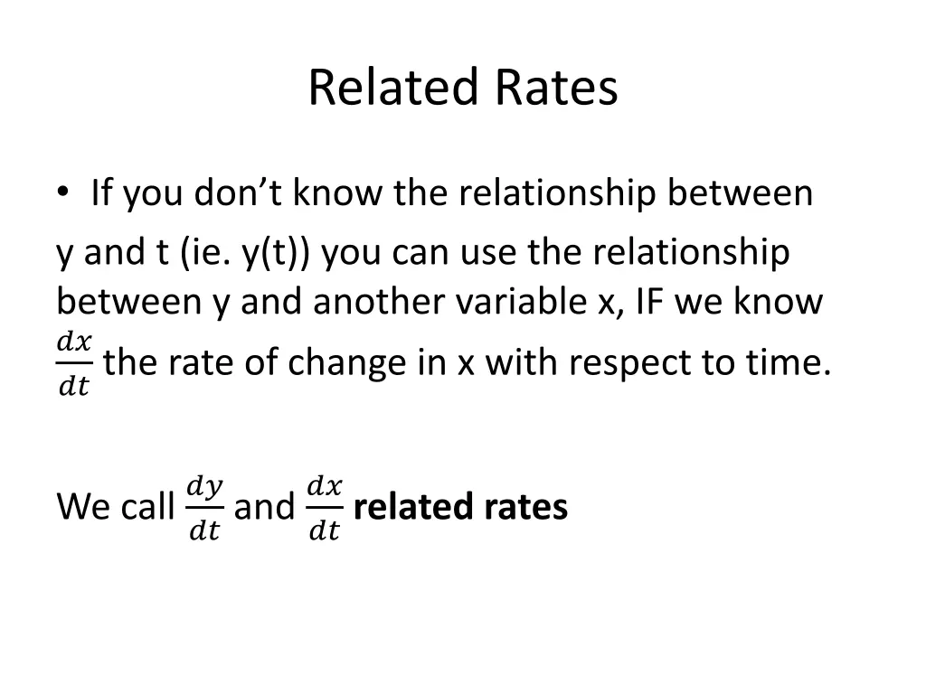 related rates 1