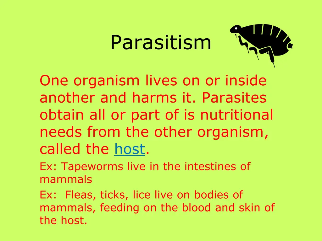 parasitism