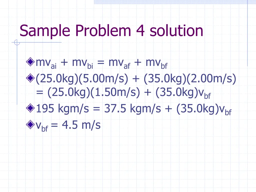 sample problem 4 solution