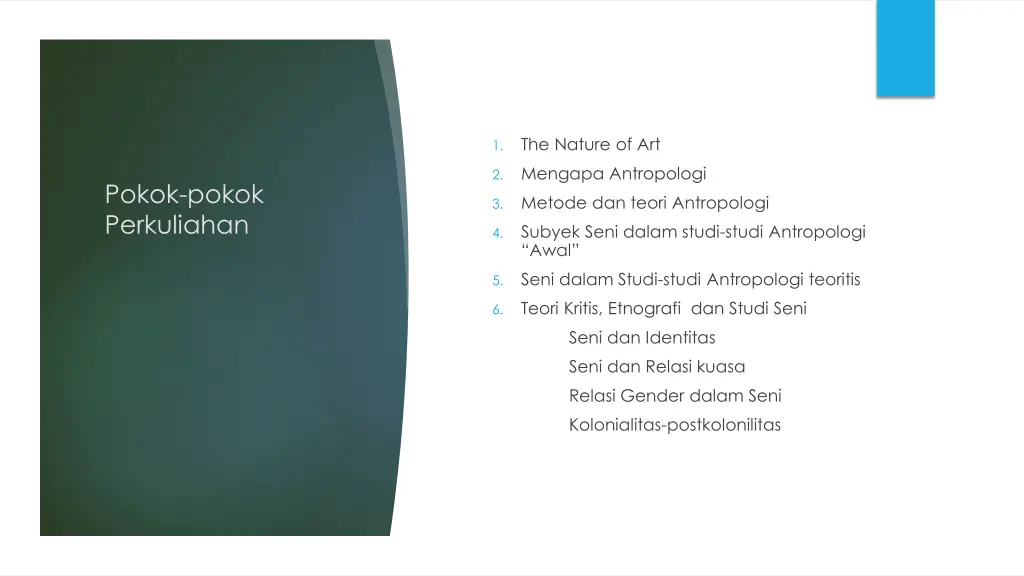 the nature of art mengapa antropologi metode