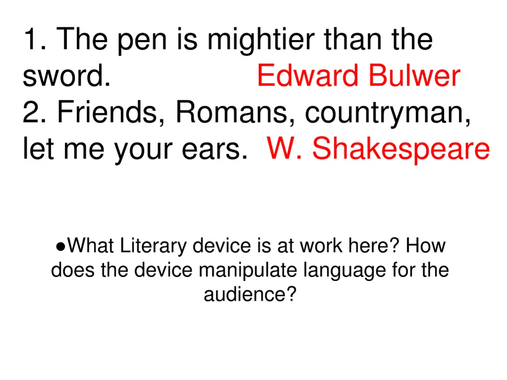 1 the pen is mightier than the sword edward