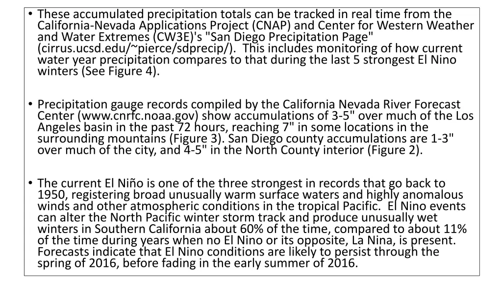 these accumulated precipitation totals