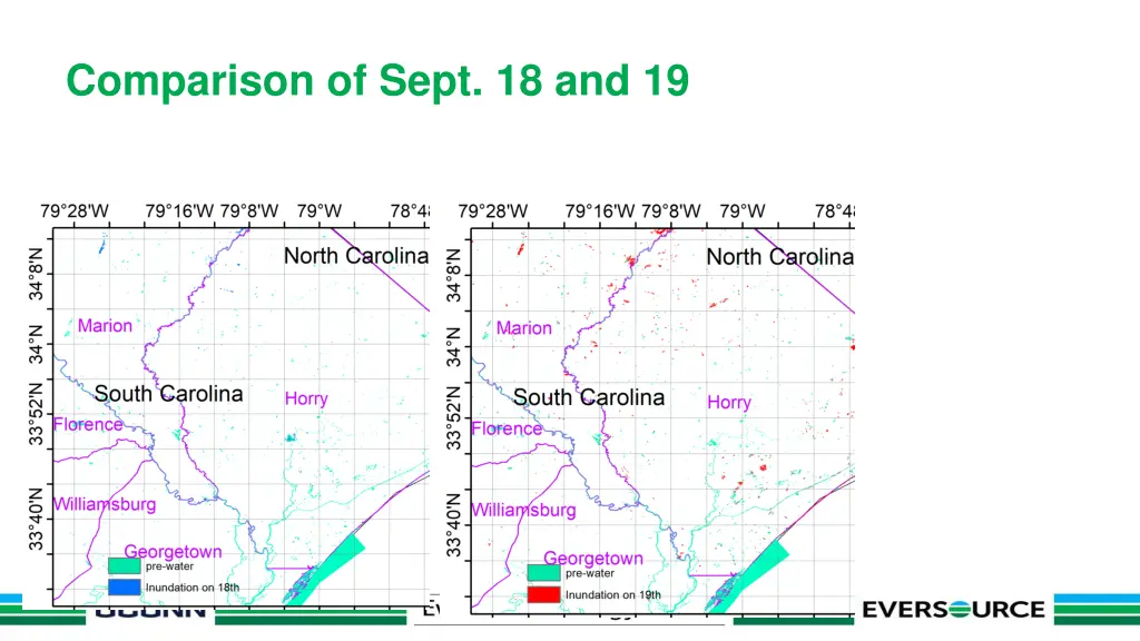 comparison of sept 18 and 19 2