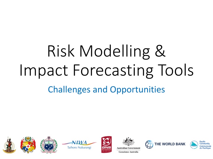 risk modelling impact forecasting tools