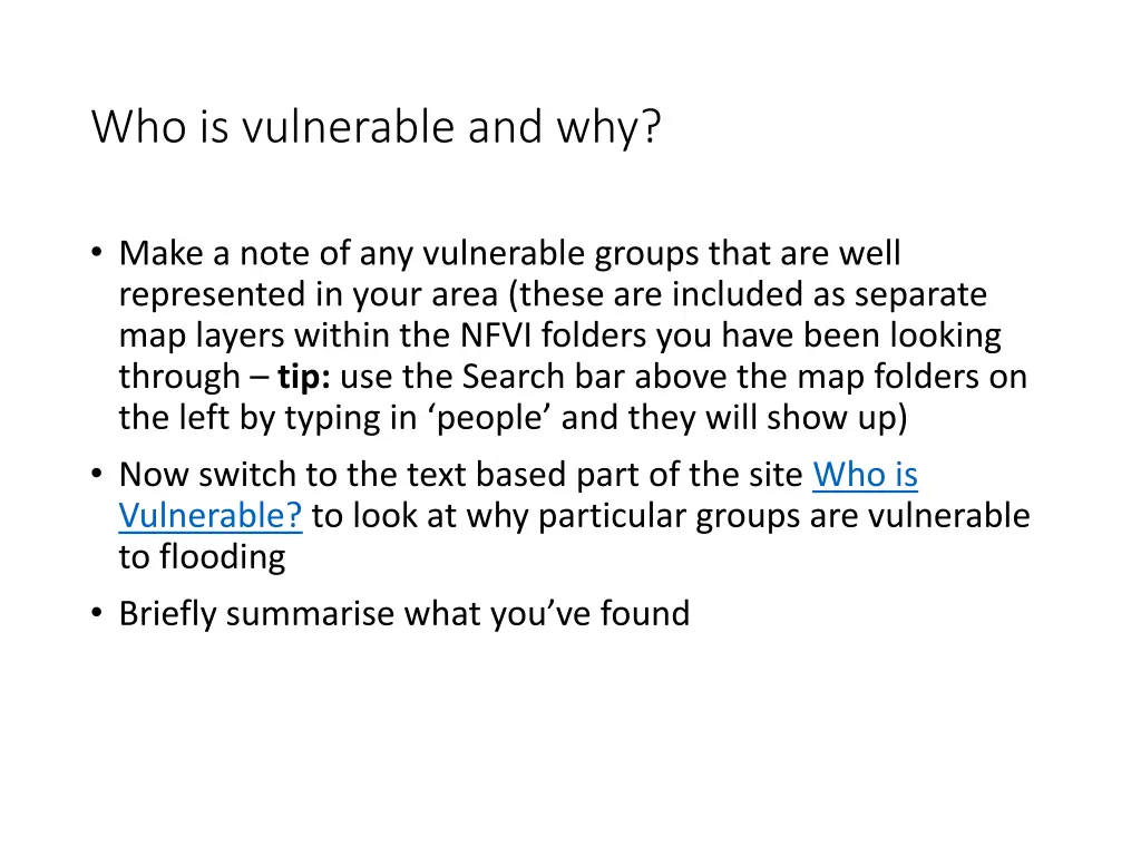 who is vulnerable and why