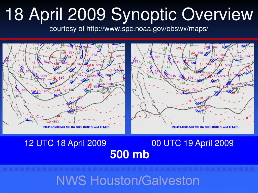 18 april 2009 synoptic overview courtesy of http 1