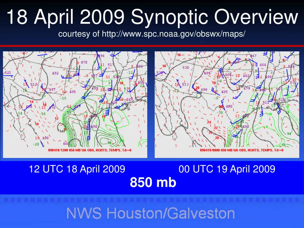 18 april 2009 synoptic overview courtesy of http 2