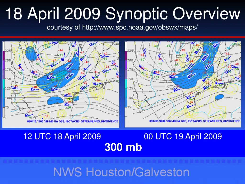 18 april 2009 synoptic overview courtesy of http