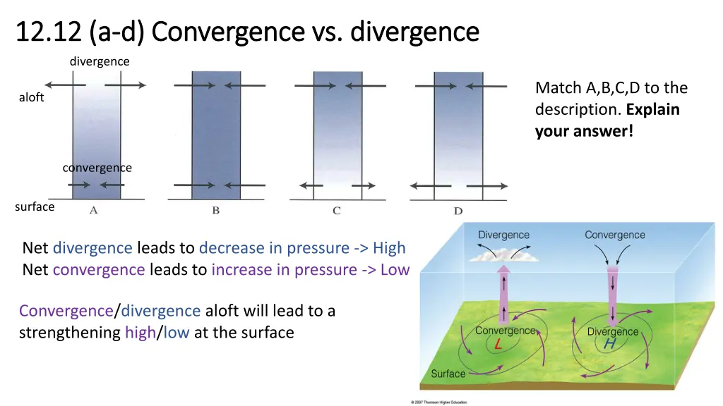 12 12 a 12 12 a d convergence vs divergence