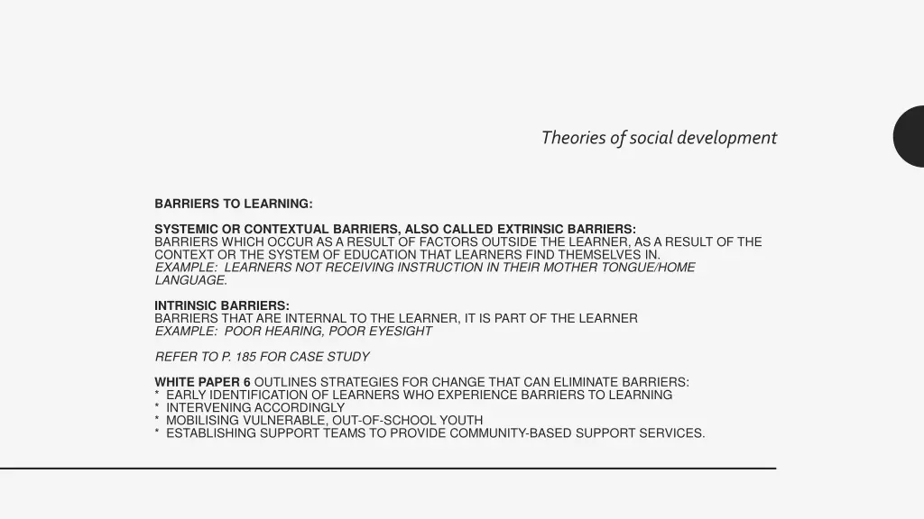 theories of social development 2