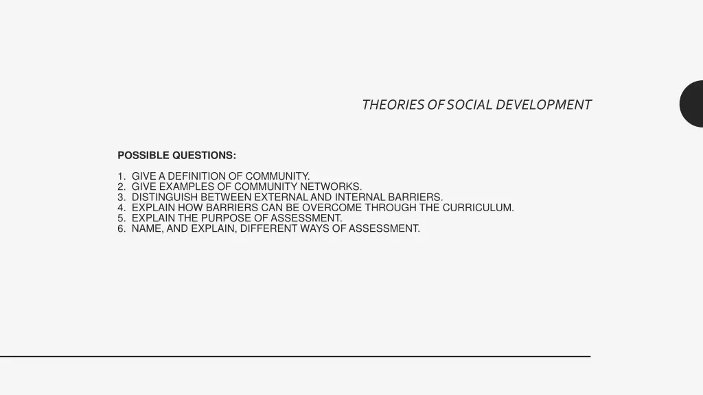 theories of social development 5