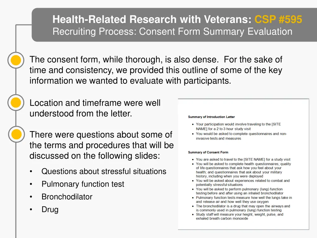 health related research with veterans