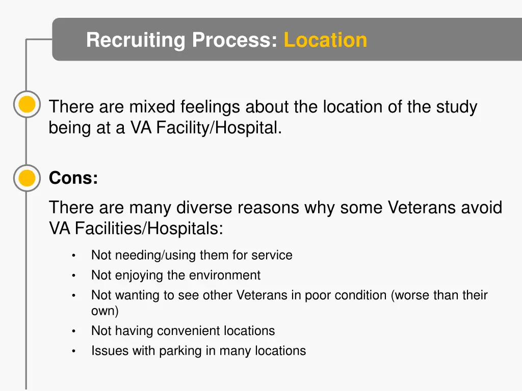 recruiting process location