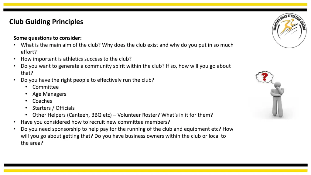 club guiding principles