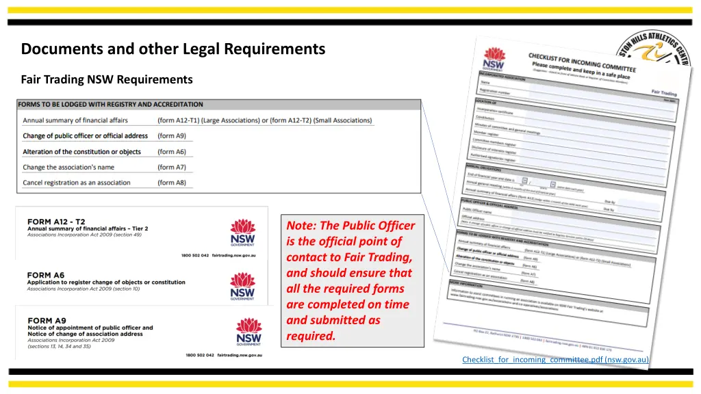 documents and other legal requirements 1