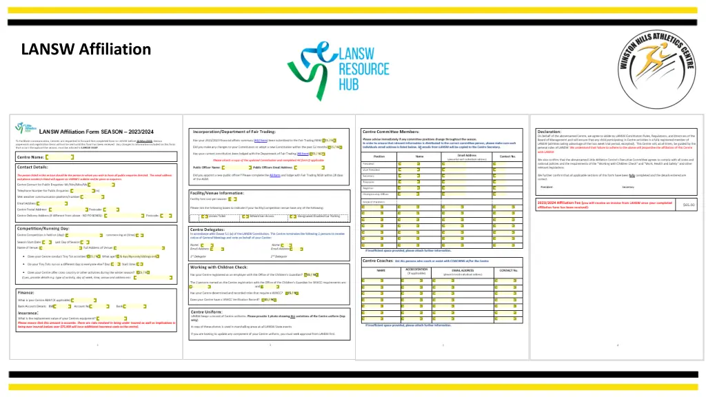 lansw affiliation