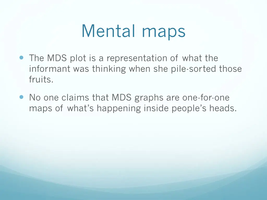 mental maps