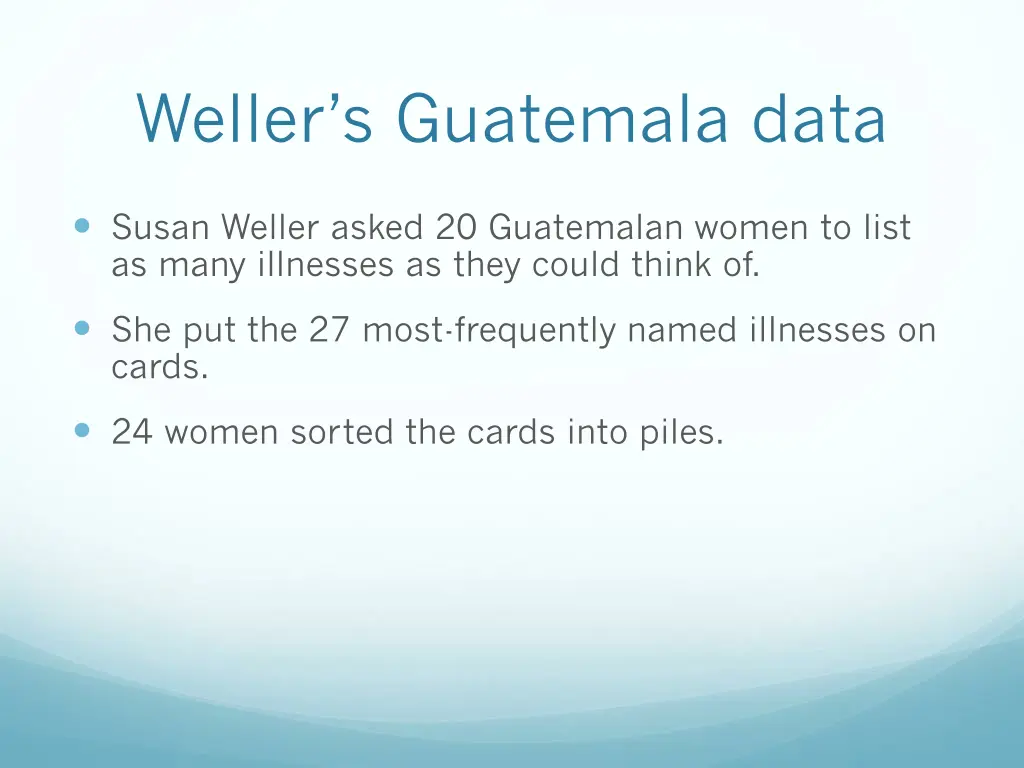 weller s guatemala data