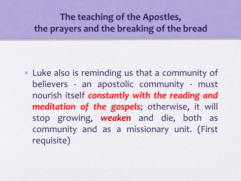 the teaching of the apostles the prayers 1