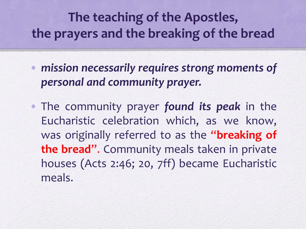 the teaching of the apostles the prayers 6