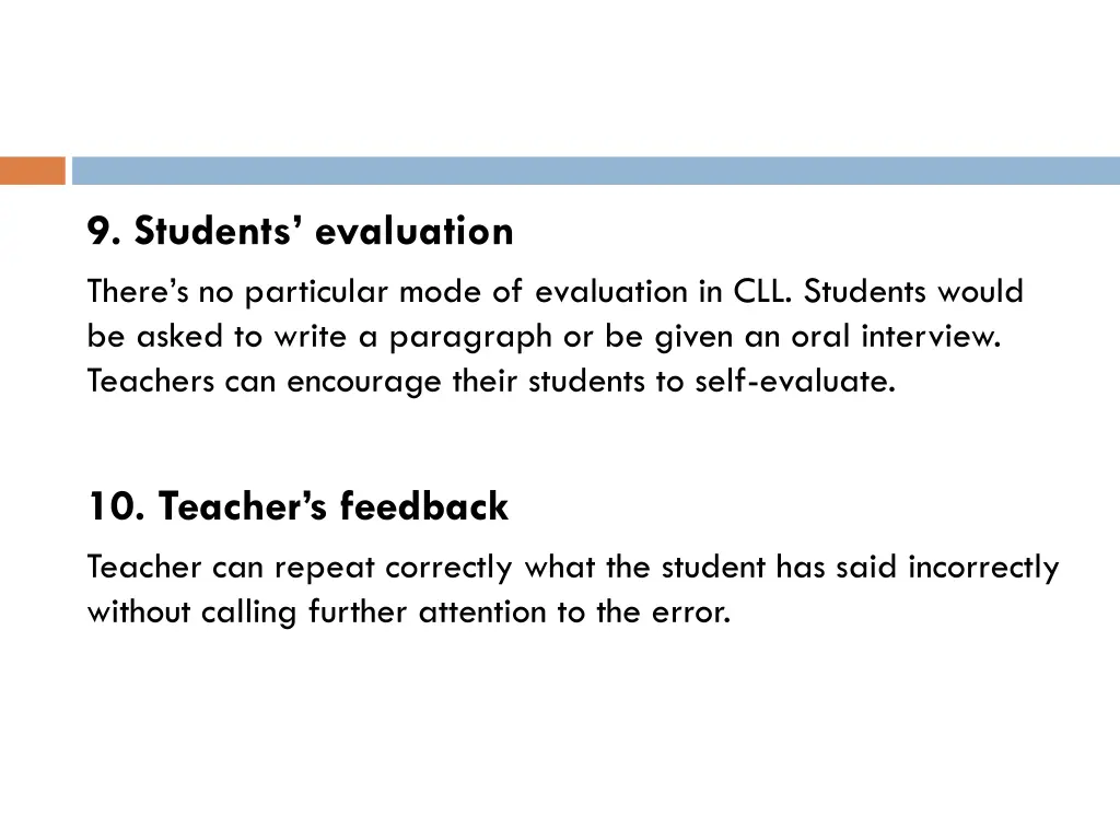 9 students evaluation there s no particular mode