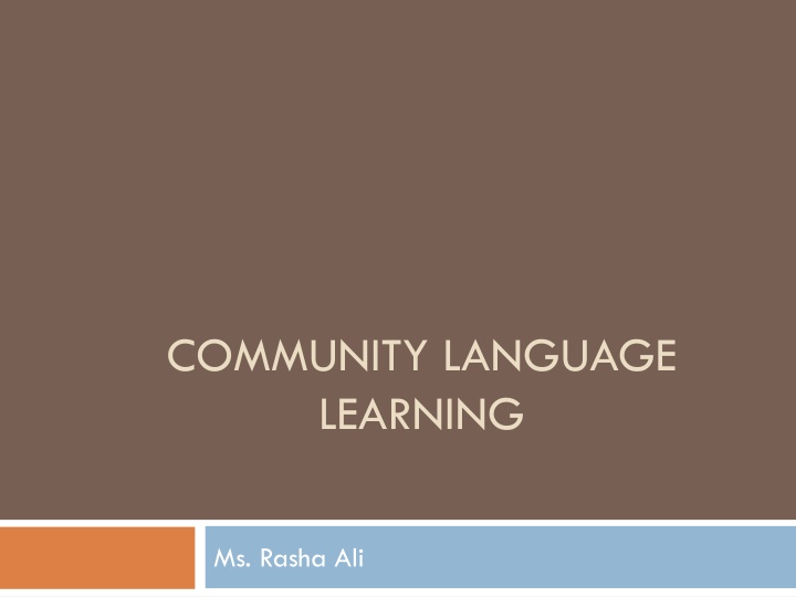 community language learning