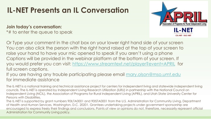 il net presents an il conversation