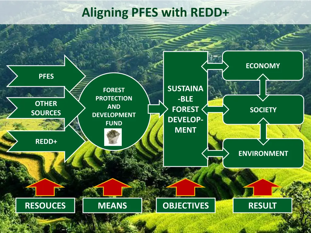 aligning pfes with redd