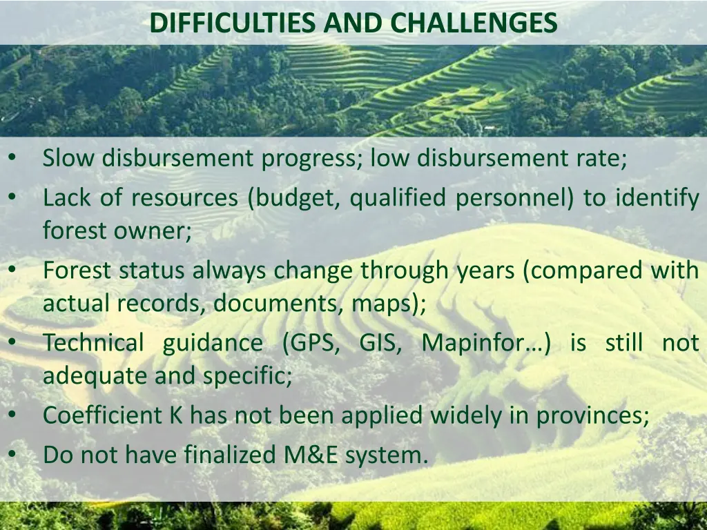 difficulties and challenges