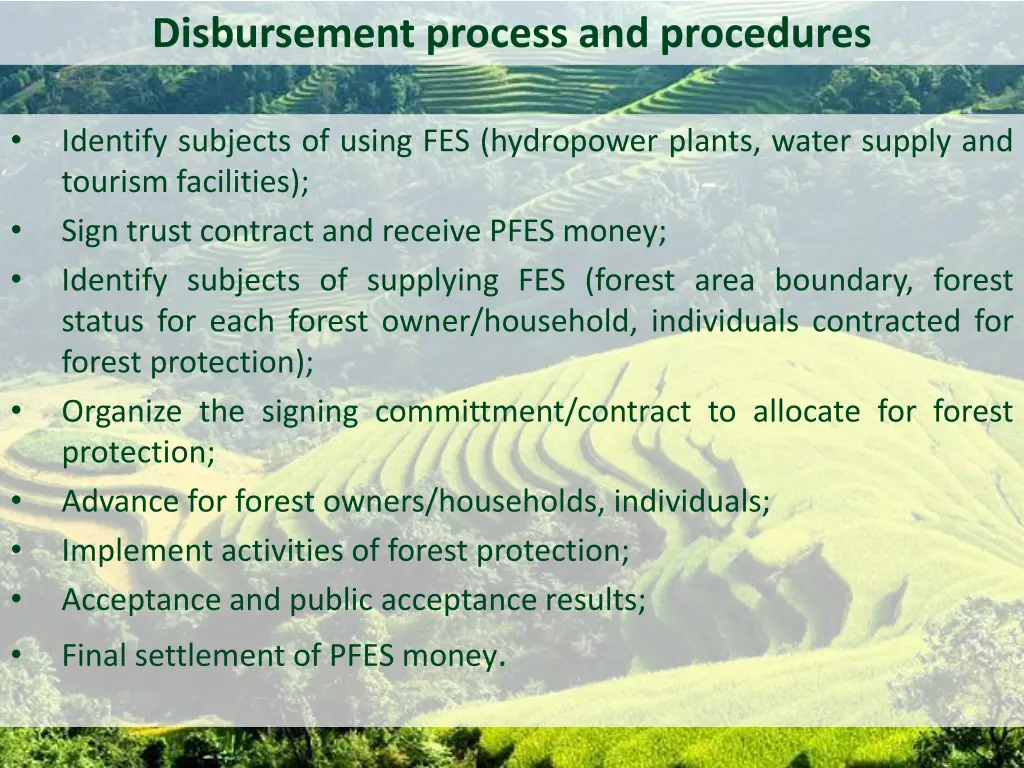 disbursement process and procedures 1