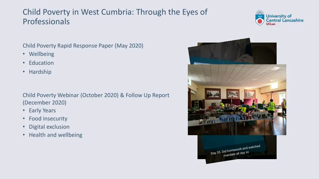 child poverty in west cumbria through the eyes