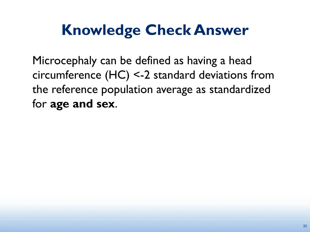 knowledge check answer 1