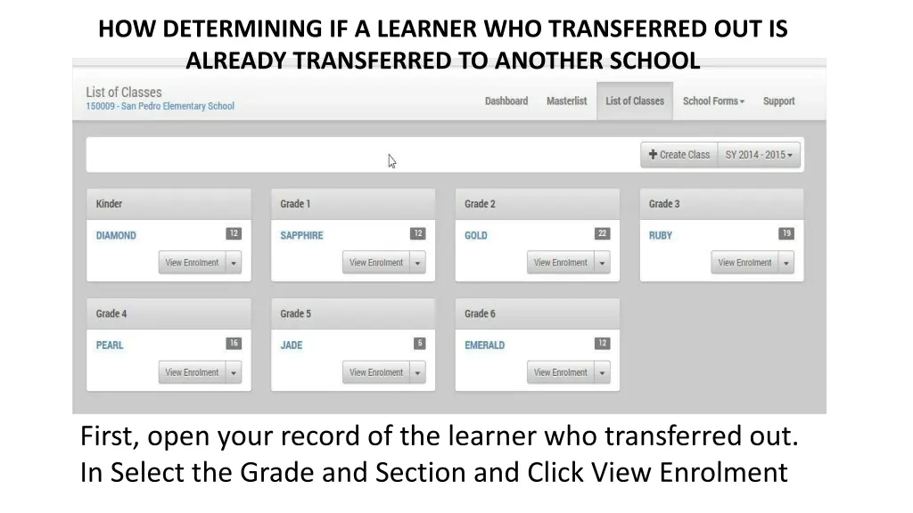 how determining if a learner who transferred