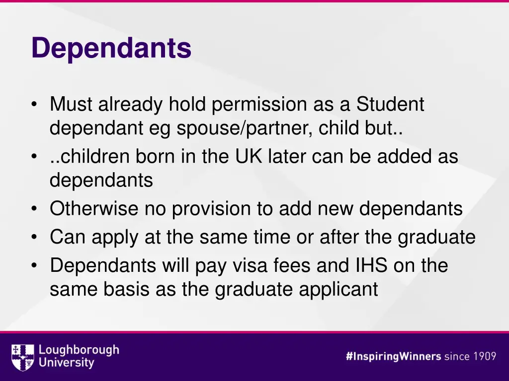 dependants