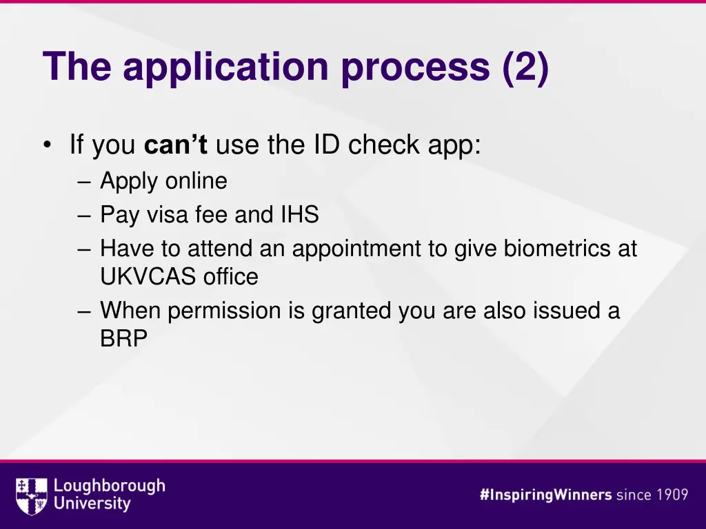 the application process 2