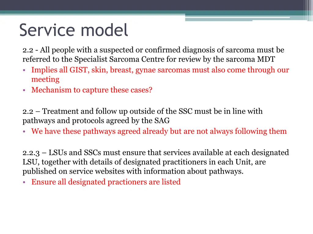 service model