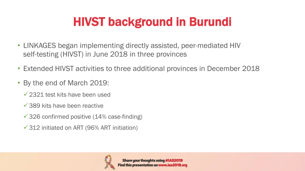 hivst background in burundi hivst background