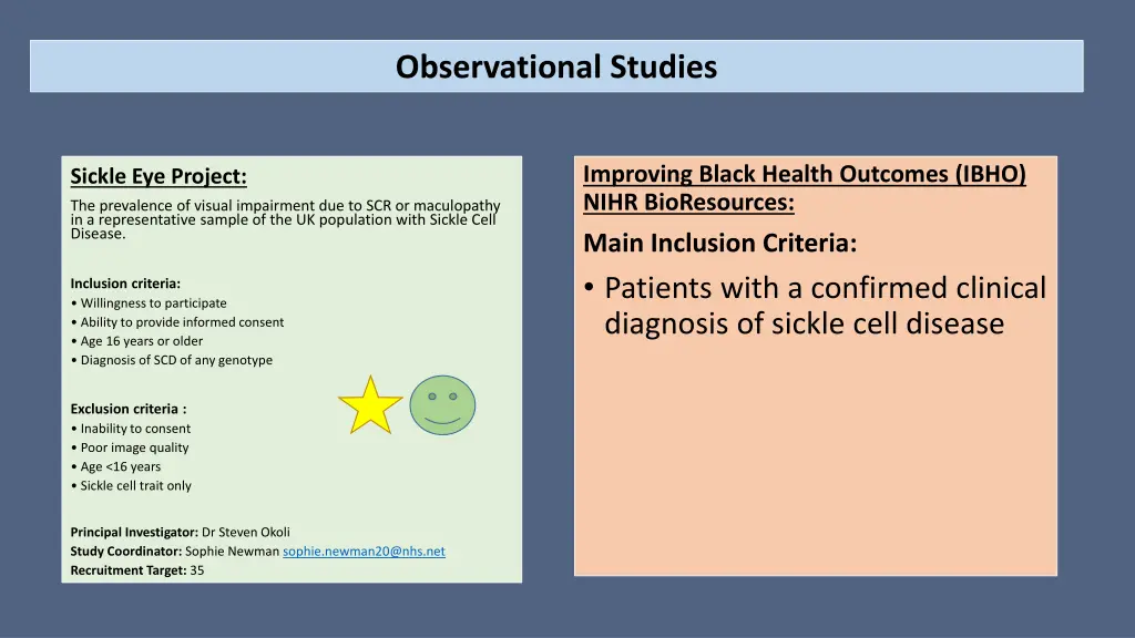 observational studies