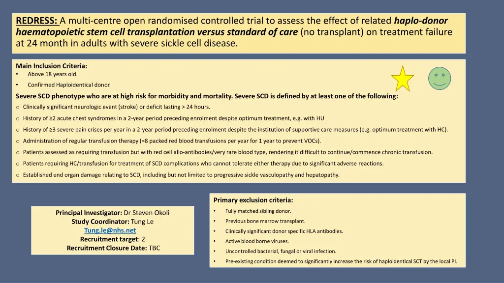 redress a multi centre open randomised controlled