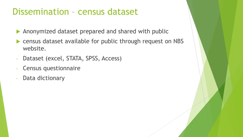 dissemination census dataset