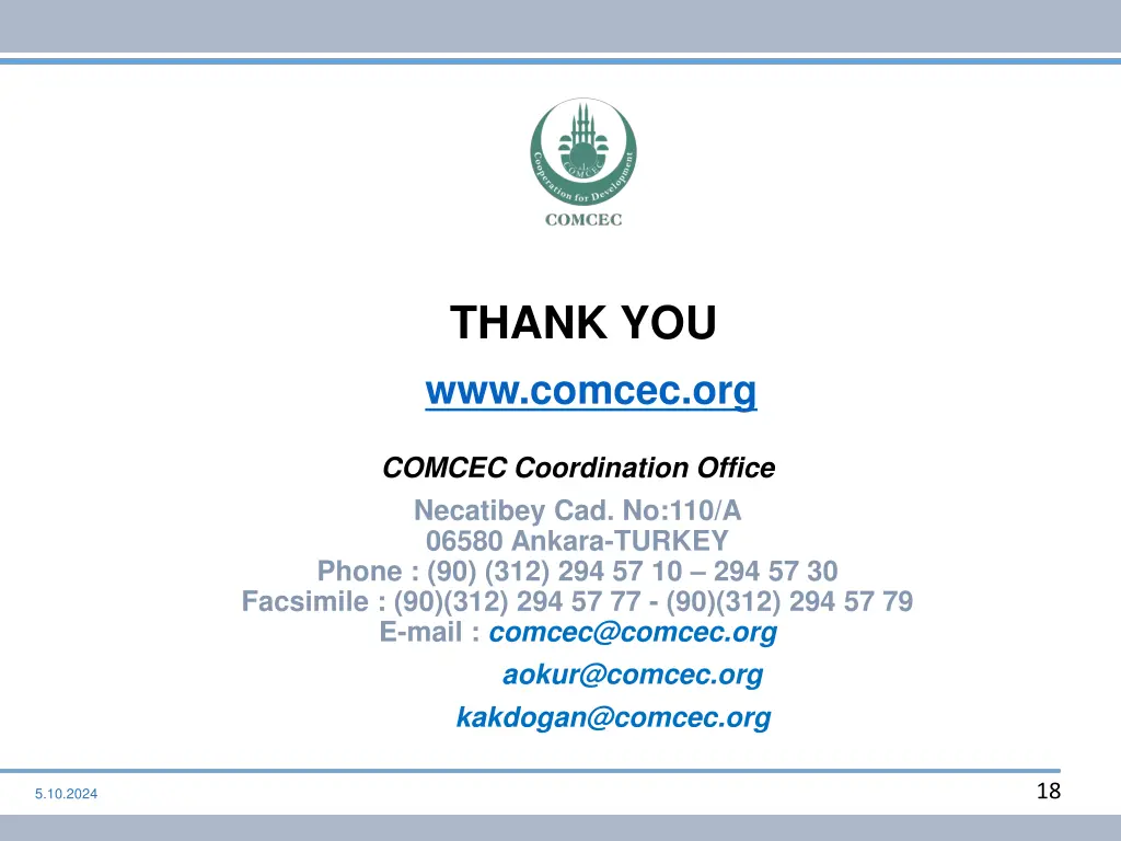 thank you www comcec org