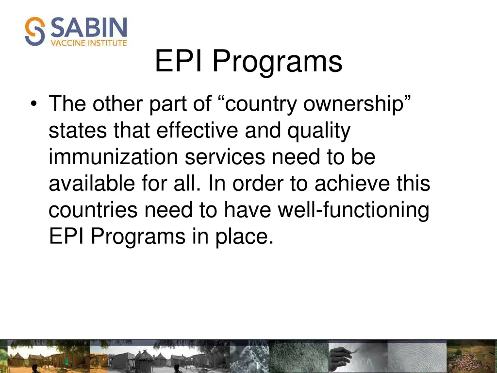 epi programs