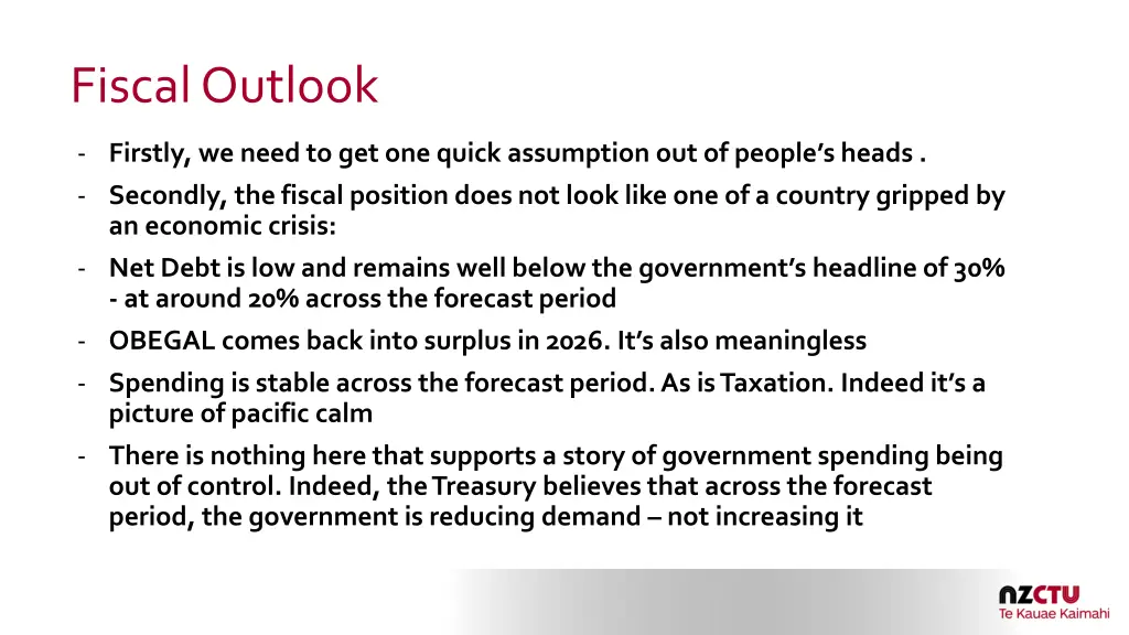 fiscal outlook