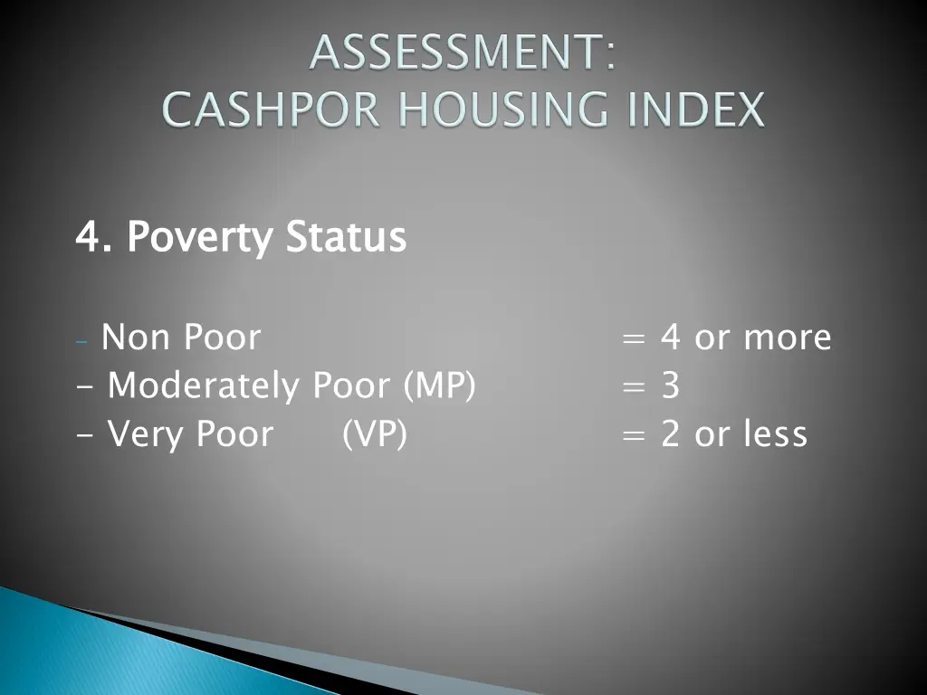 4 poverty status