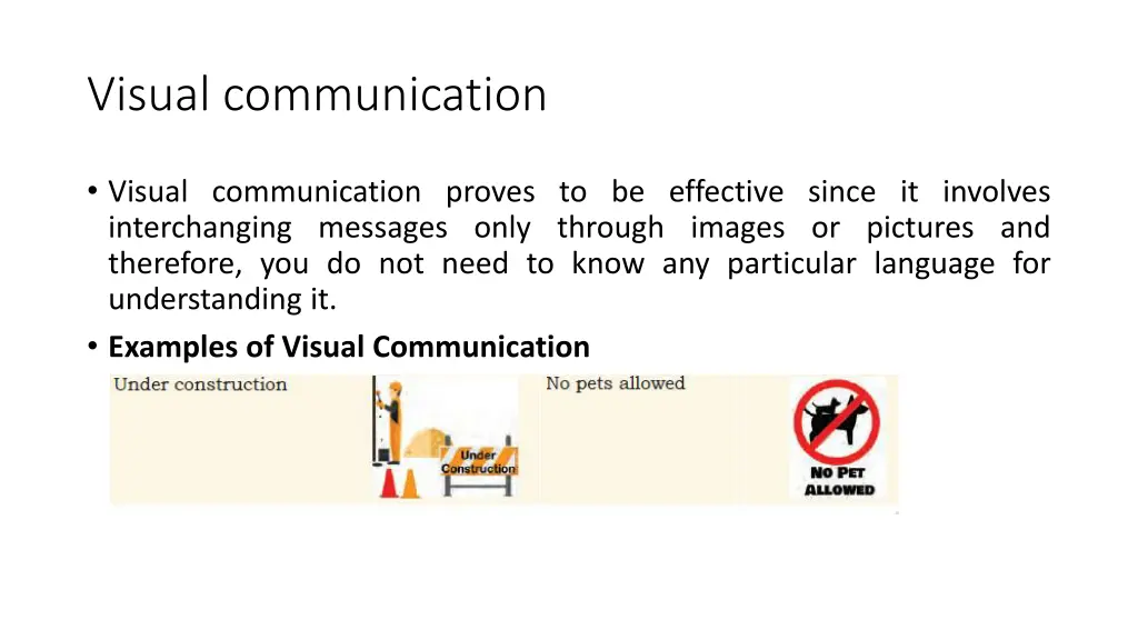 visual communication