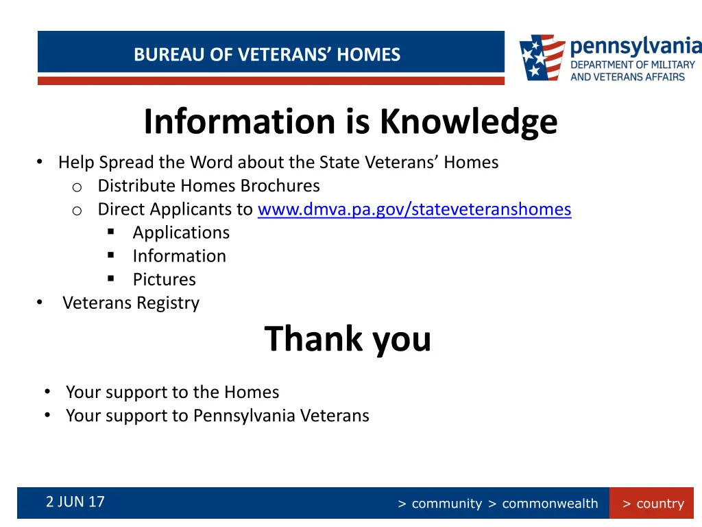 bureau of veterans homes 8